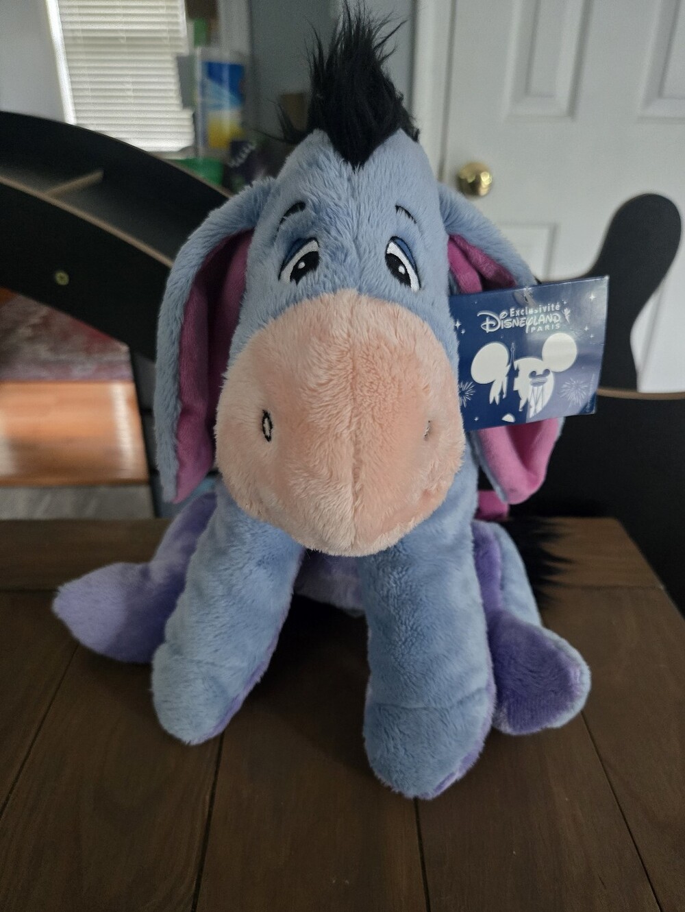 Disney Disneyland Paris Winnie The Pooh Eeyore Plush Toy New With Tags
